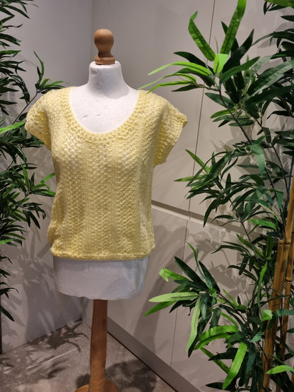 Yellow Knitted Top
