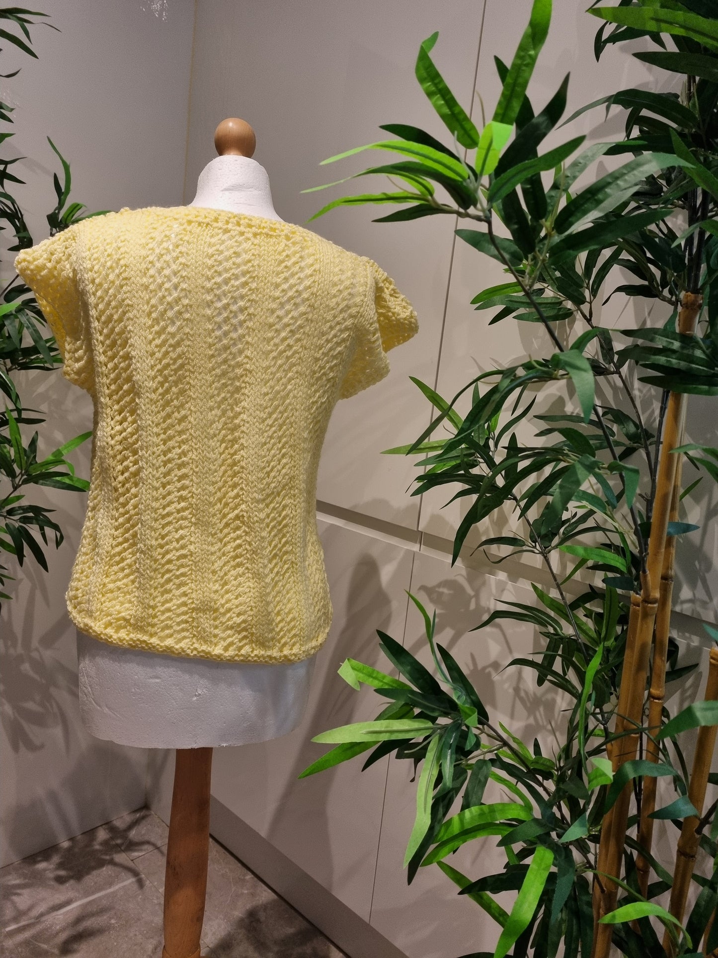 Yellow Knitted Top