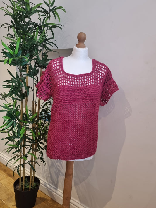 Magenta Top