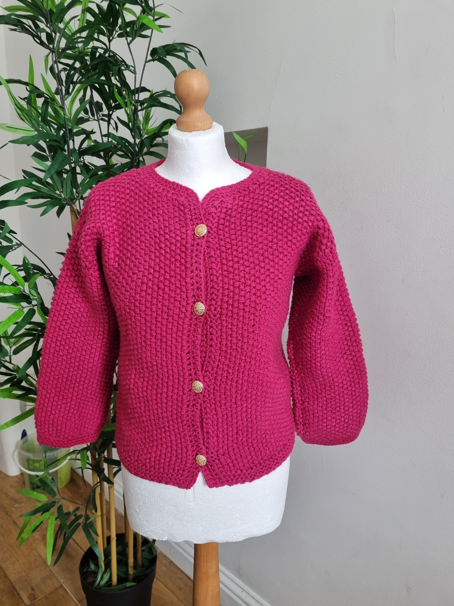 Magenta Cardigan