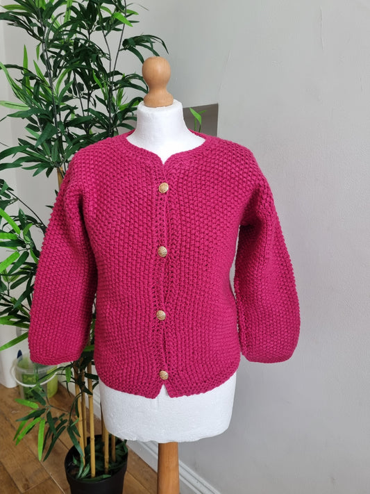 Magenta Cardigan