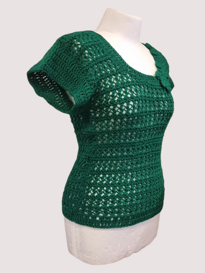 Meadow Blossom Crochet Top