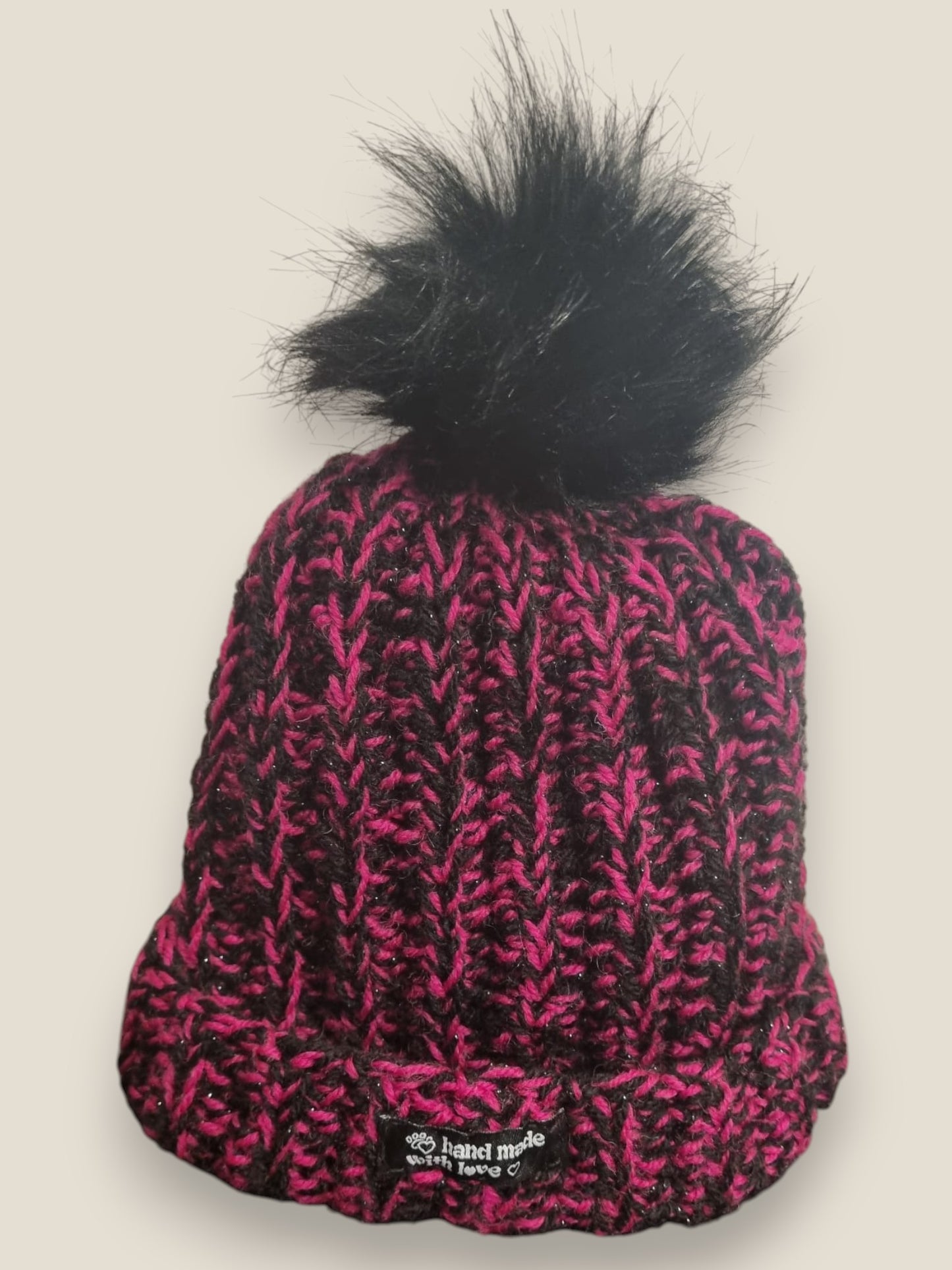 Noir Berry Beanie