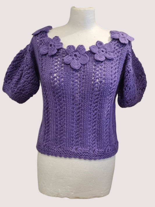 Lavender Petal Harmony Top